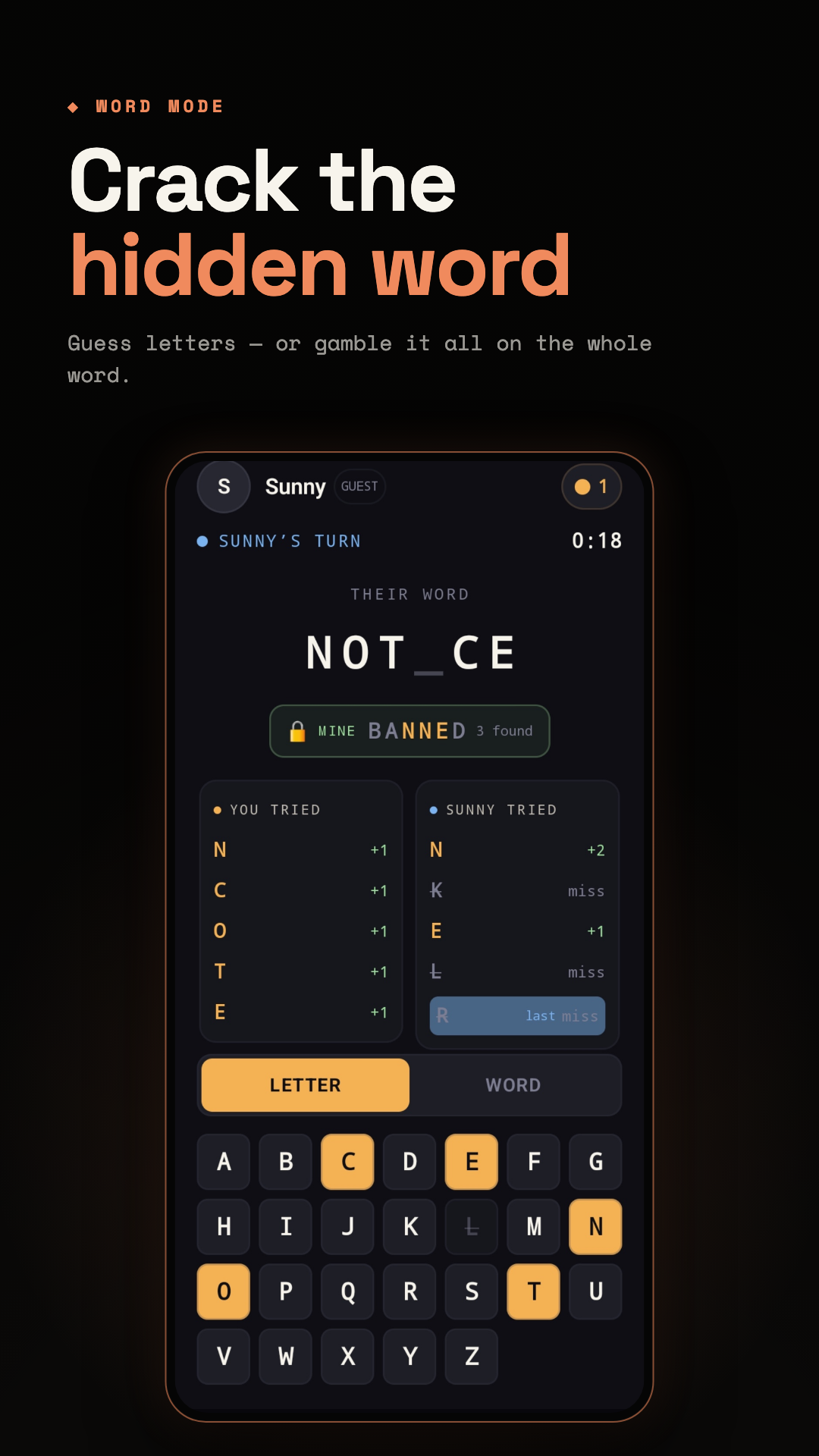 Word Clash gameplay